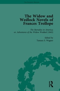 Widow and Wedlock Novels of Frances Trollope Vol 3