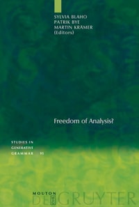 Freedom of Analysis?