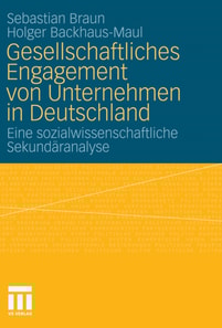 Gesellschaftliches Engagement von Unternehmen in Deutschland