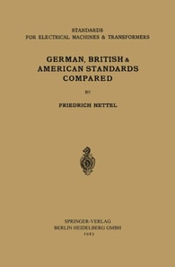 Comparison of Principal Points of Standards for Electrical Machinery (Rotating Machines and Transformers)