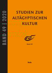 Studien zur Altägyptischen Kultur Band 49