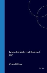 Lenins Ruckkehr nach Russland 1917