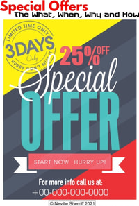 Special Offers: The What, When, Why and How