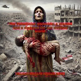 Palestinian genocide: a scandal and a disgrace for our civilised world!