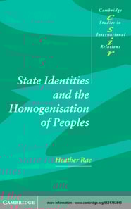 State Identities and the Homogenisation of Peoples