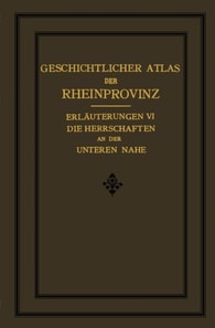 Die Herrschaften des Unteren Nahegebietes