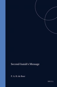 Second-Isaiah's message