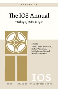 IOS Annual Volume 22: &quote;Telling of Olden Kings&quote;