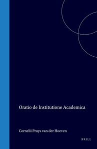 Oratio de institutione academica