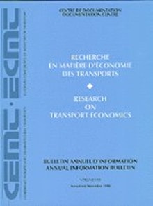 Research on Transport Economics 1998