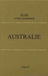 Etudes economiques de l'OCDE : Australie 1974