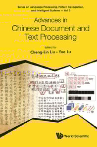 Advances In Chinese Document And Text Processing