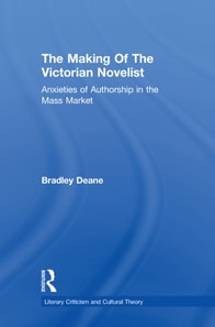 Making of the Victorian Novelist
