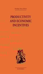 Productivity and Economic Incentives