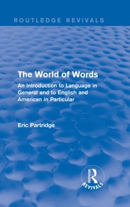 World of Words (Routledge Revivals)