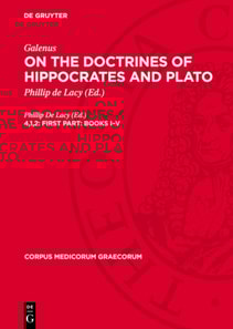 First Part: Books I–V