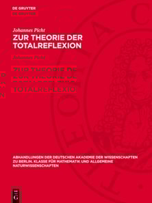 Zur Theorie der Totalreflexion