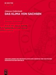 Das Klima von Sachsen