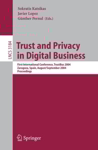 Trust and Privacy in Digital Business