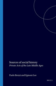 Sources of social history