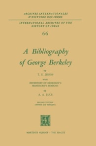 Bibliography of George Berkeley
