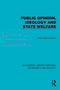 Public Opinion, Ideology and State Welfare