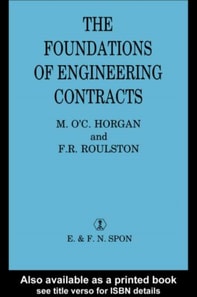Foundations of Engineering Contracts