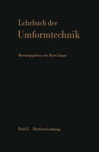 Lehrbuch der Umformtechnik