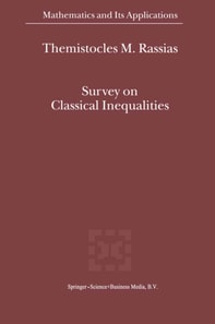 Survey on Classical Inequalities