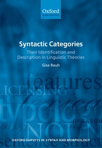 Syntactic Categories