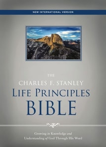 NIV, The Charles F. Stanley Life Principles Bible