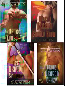 G.A. Aiken Dragon Bundle: The Dragon Who Loved Me, What a Dragon Should Know, Last Dragon Standing & How to Drive a Dragon Crazy