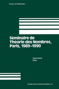Seminaire de Theorie des Nombres, Paris 1989-1990