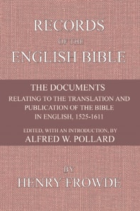 Records of the English Bible