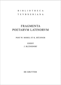 Fragmenta poetarum Latinorum epicorum et lyricorum