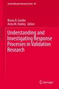 Understanding and Investigating Response Processes in Validation Research