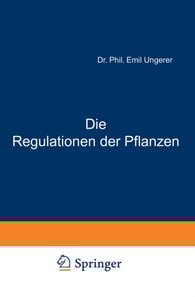 Die Regulationen der Pflanzen
