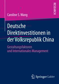 Deutsche Direktinvestitionen in der Volksrepublik China