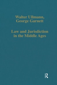 Law and Jurisdiction in the Middle Ages