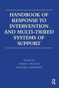 Handbook of Response to Intervention and Multi-Tiered Systems of Support