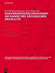 Konvergenzerscheinungen am Rande des sächsischen Granulits