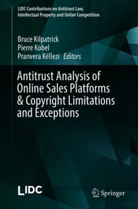 Antitrust Analysis of Online Sales Platforms & Copyright Limitations and Exceptions