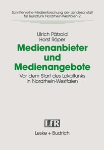 Medienanbieter und Medienangebote