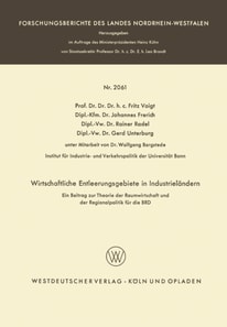 Wirtschaftliche Entleerungsgebiete in Industrieländern