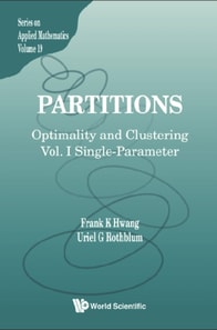 Partitions: Optimality And Clustering - Volume I: Single-parameter