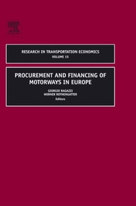 Procurement and Financing of Motorways in Europe