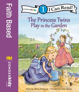 Princess Twins Play in the Garden