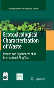 Ecotoxicological Characterization of Waste
