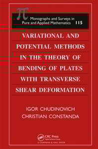 Variational and Potential Methods in the Theory of Bending of Plates with Transverse Shear Deformation