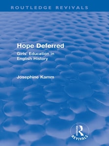 Hope Deferred (Routledge Revivals)